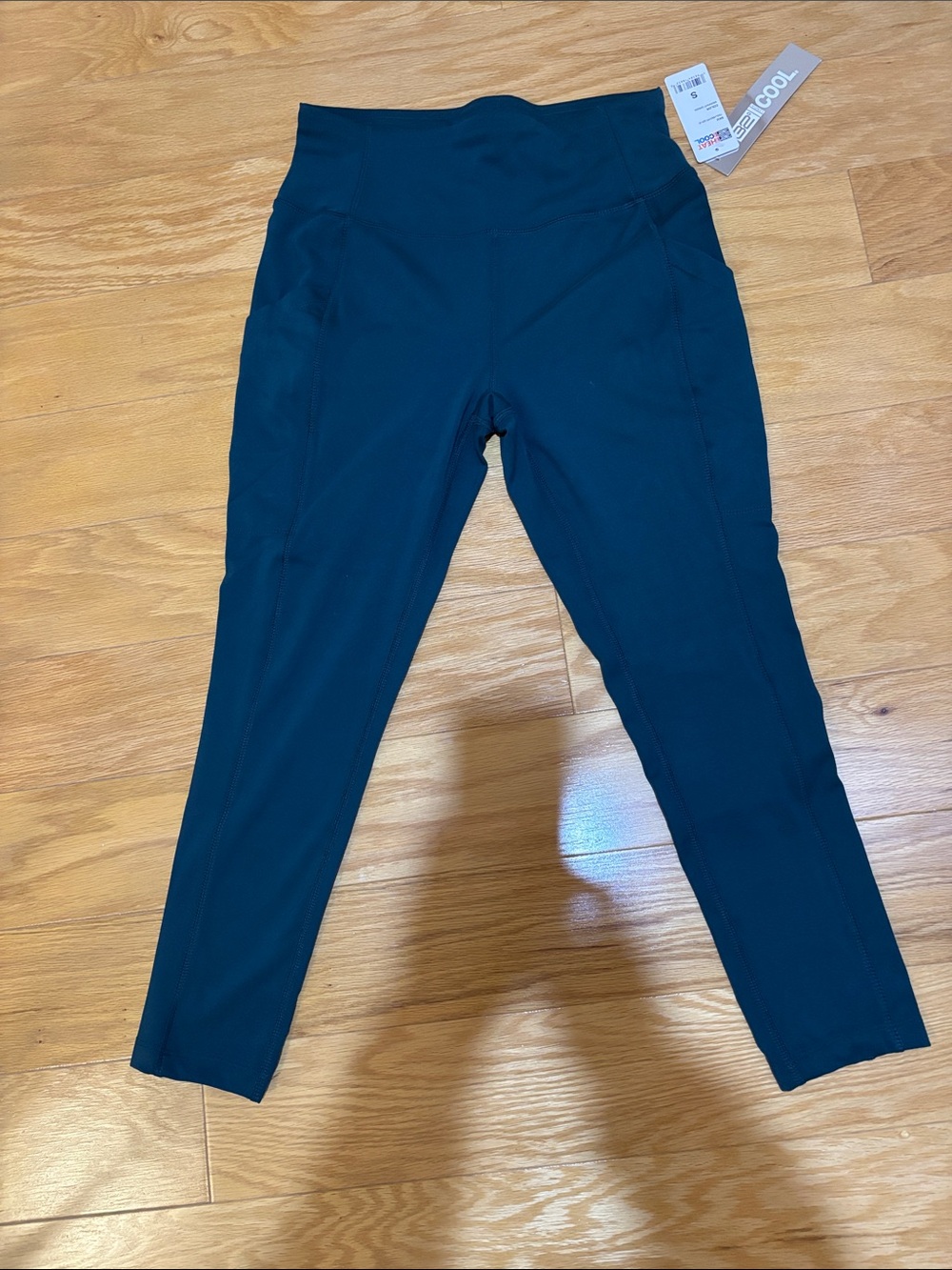 Womens High-Waisted forest green Active Leggings